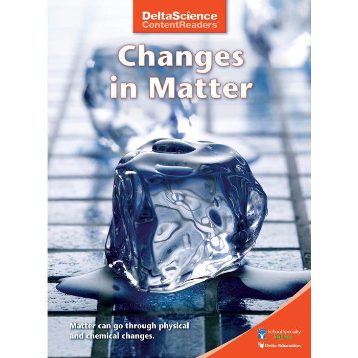 Delta Science Content Readers Changes in Matter Red Book, Pack of 8