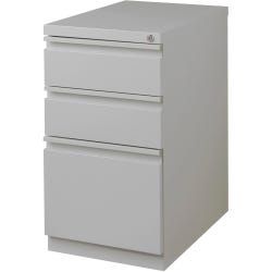 Lorell 20 in Mobile BBF Pedestal File, 15 x 19-7/8 x 23-3/4 Inches, Platinum