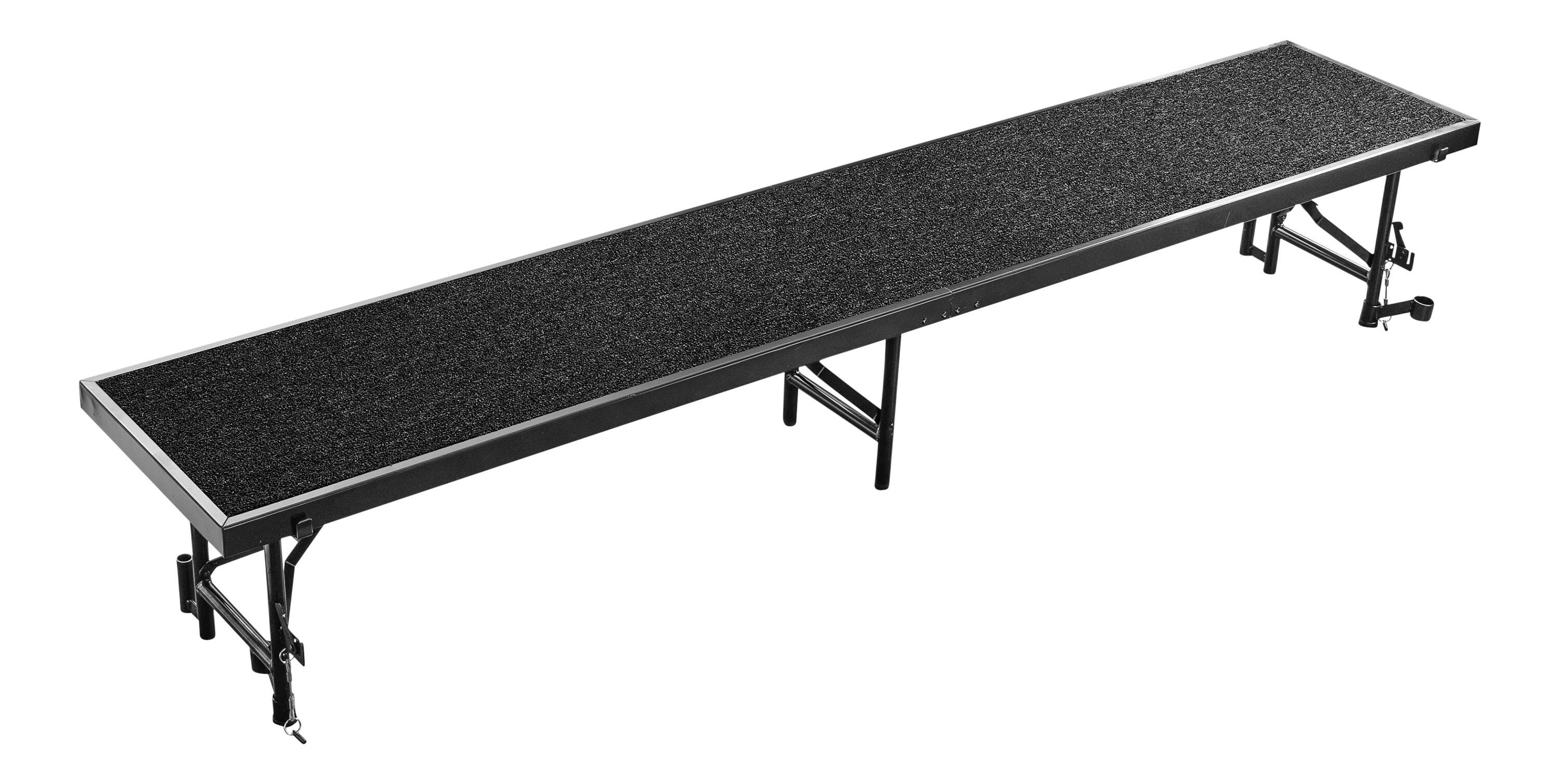 National Public Seating Straight Standing Choral Riser with Carpet Surface 4001454