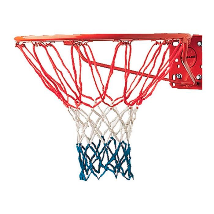 Champion Sports Basketball Net, 4mm, Red, White, and Blue