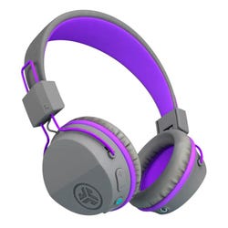 JBuddies Studio Wireless Kids Headphones- Graphite/Violet, Item Number 2092451