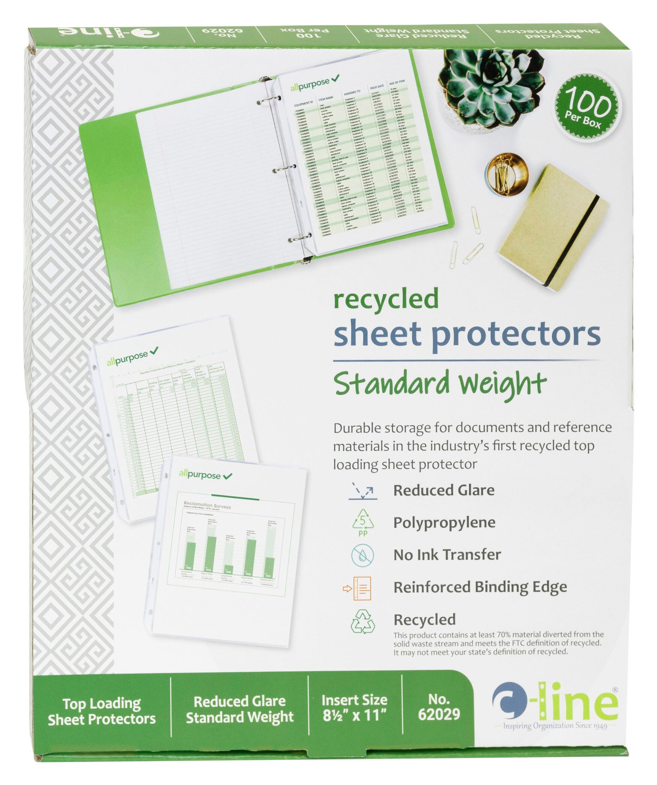 Sheet Protectors, Item Number 078533