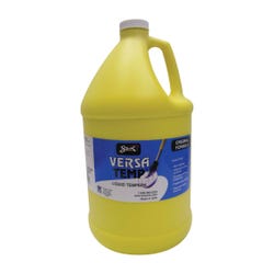 Sax Versatemp Heavy-Bodied Tempera Paint, 1 Gallon, Primary Yellow 1440719