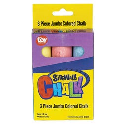 Jumbo Sidewalk Chalk, Pack of 3 2120279