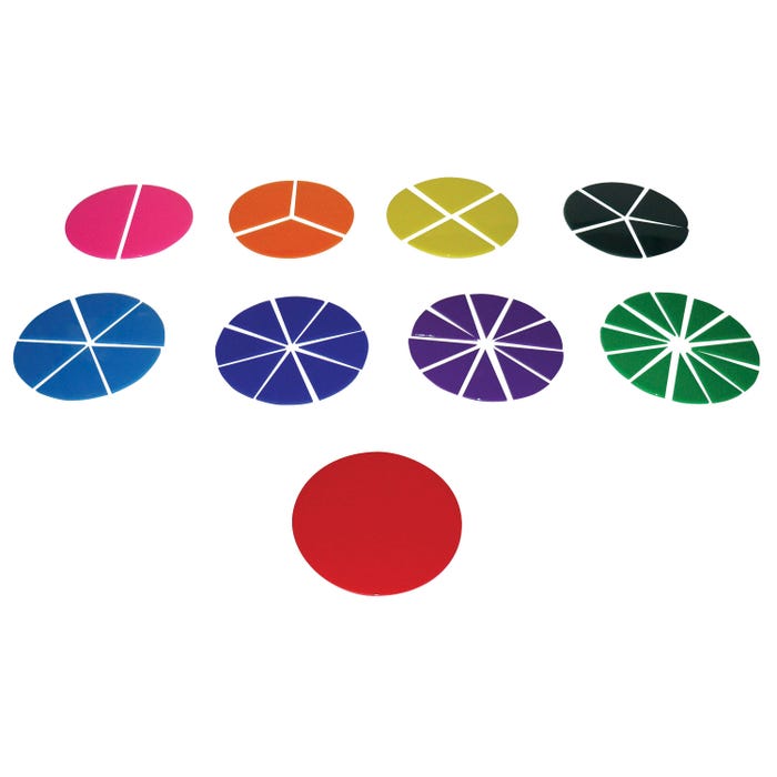 School Smart Fraction Circles, Set of 51