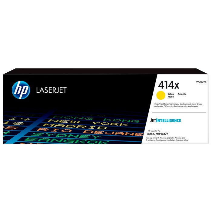 HP 414X Ink Cartridge, W2022X, Yellow