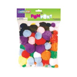 Creativity Street Pom Pons, Assorted Sizes and Colors, Pack of 100 085930