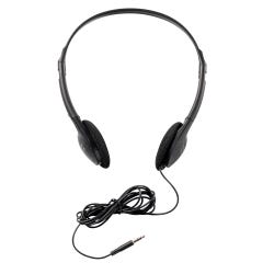 Califone CA-2 Lightweight Headphones, 3.5mm Plug, Black