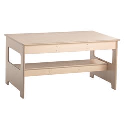 Image for Childcraft Out2Grow Outdoor Oak Poly Table, 48 x 30 x 24 Inches from School Specialty