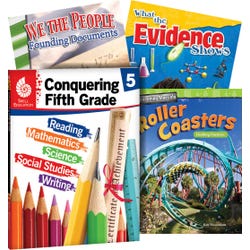 Teacher Created Materials Learn-at-Home: Conquering Fifth Grade, 4-Book Set, Item Number 2092208