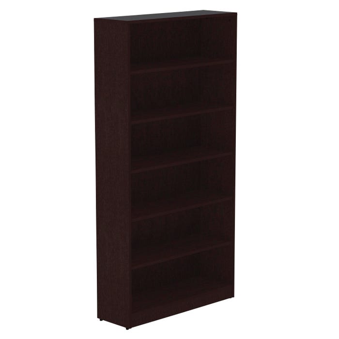 Classroom Select Laminate 6 Shelf Bookcase, 36 x 12 x 72 Inches, Espresso
