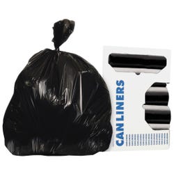 Heritage Can Liners, 32 Gallon, 0.90 mil, Black, 20 Count, Case of 5
