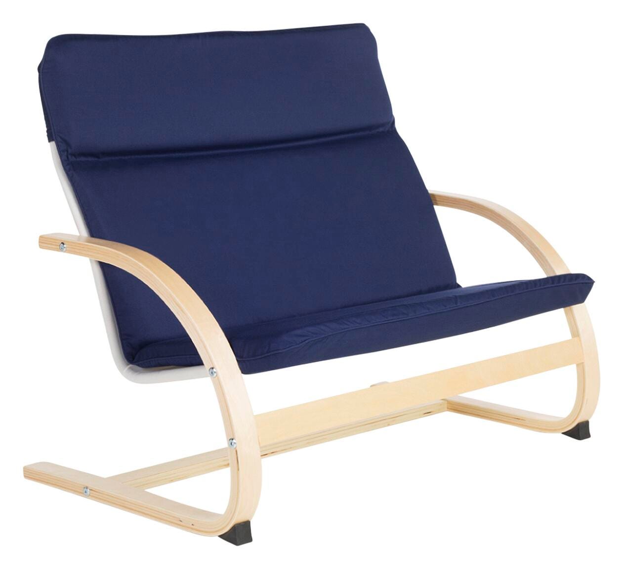 Guidecraft Kiddie Rocker Couch, 31-1/2 x 19 x 25-1/2 Inches, Blue 2024908