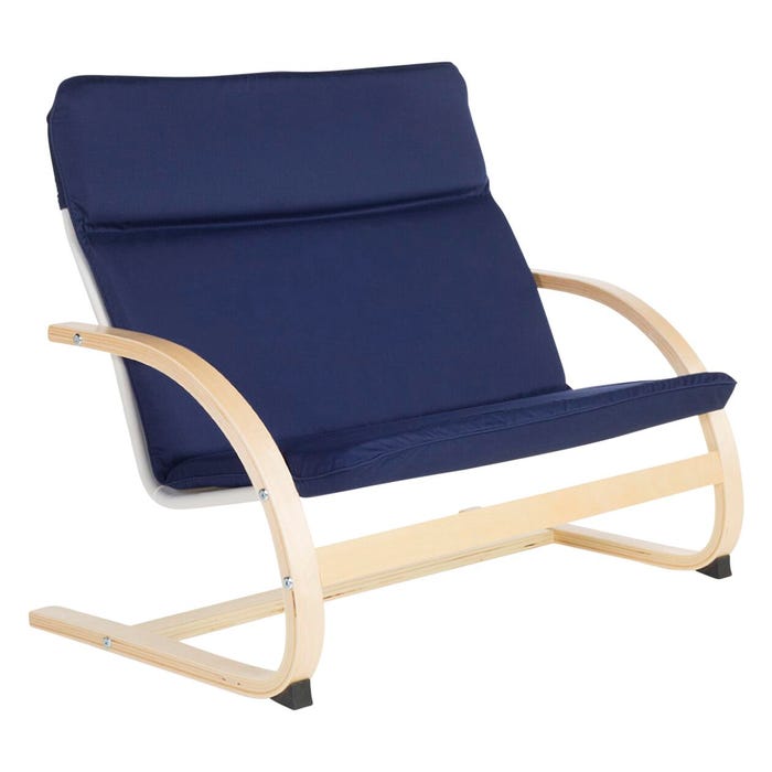 Guidecraft Kiddie Rocker Couch, 31-1/2 x 19 x 25-1/2 Inches, Blue