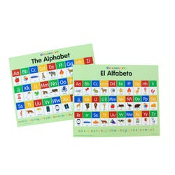 Childcraft Spanish and English Alphabet Charts, Pack of 25 2141185