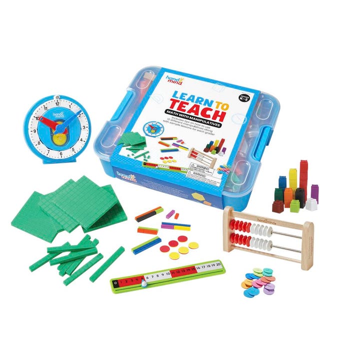 Hand2Mind Learn To Teach Math With Manipulatives, Grades K to 5