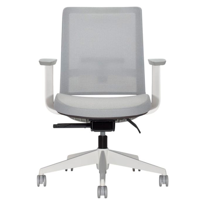 Global Industries Factor Mid-Back Task Chair with Arms, 26-1/2 x 24 x 16 to 20 Inches