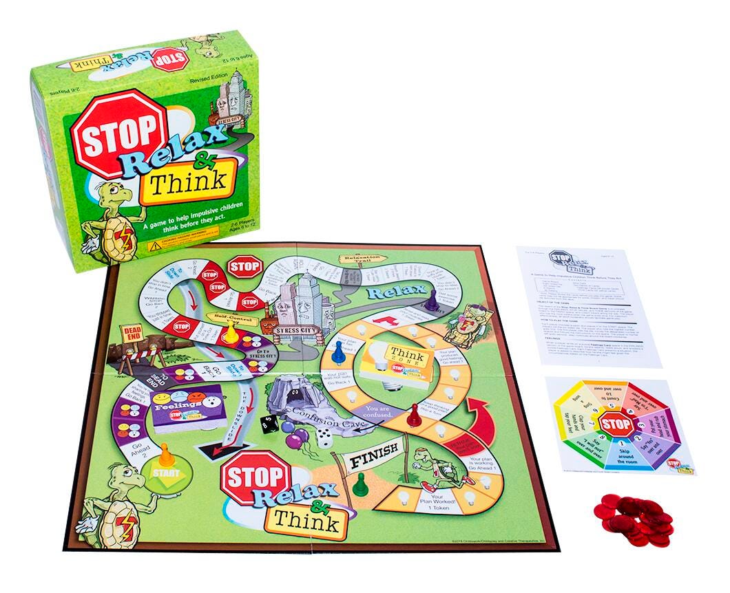 The Stop, Relax & Think Board Game 2214678