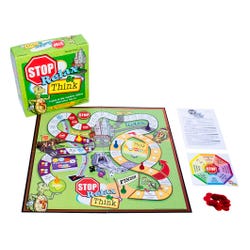 Childswork/Childsplay The Stop, Relax & Think Board Game, Ages 6 to 12, 103 Pieces