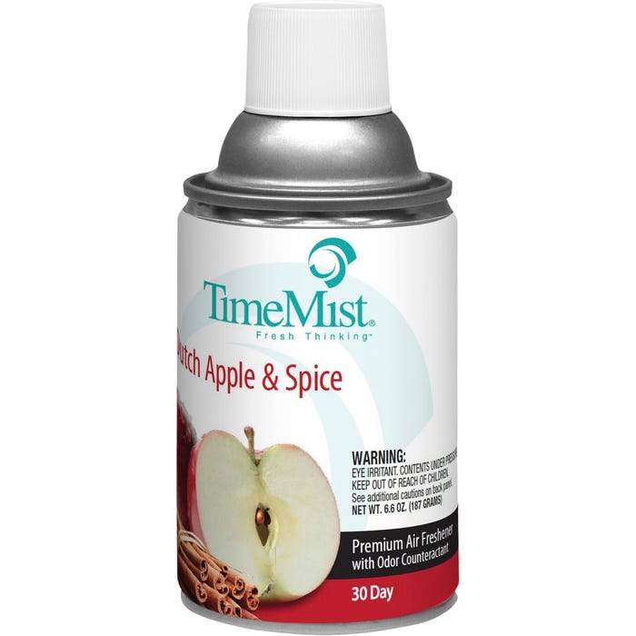 TimeMist Metered 30 Day Air Freshener Spray Refill, 6.6 Ounces, Dutch Apple and Spice Scent