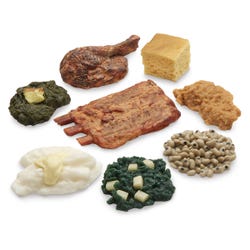 Nasco Healthcare American Foods of the South Food Replicas, Set of 8