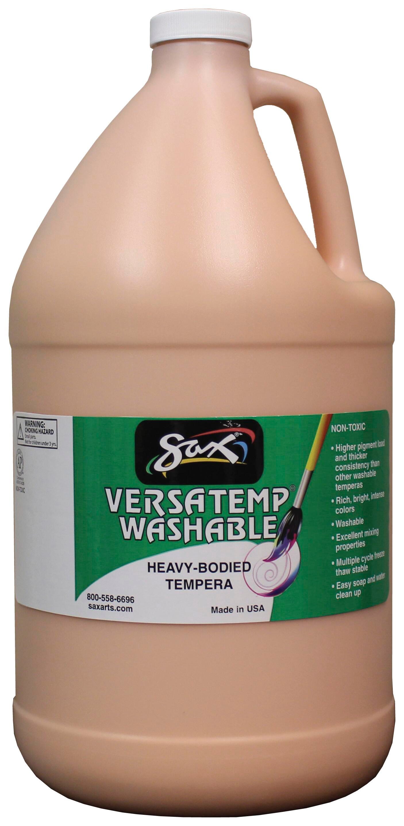 Image for Sax Versatemp Washable Heavy-Bodied Tempera Paint, 1 Gallon, Peach from School Specialty