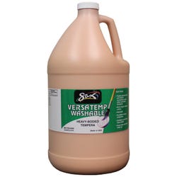 Sax Versatemp Washable Heavy-Bodied Tempera Paint, 1 Gallon, Peach 1592688