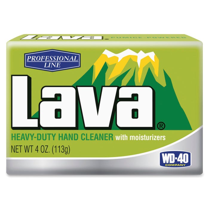 WD-40 Lava Professional Pumice Hand Cleaning Soap - Pumice and Moisturizers, 4 oz, Pack of 48