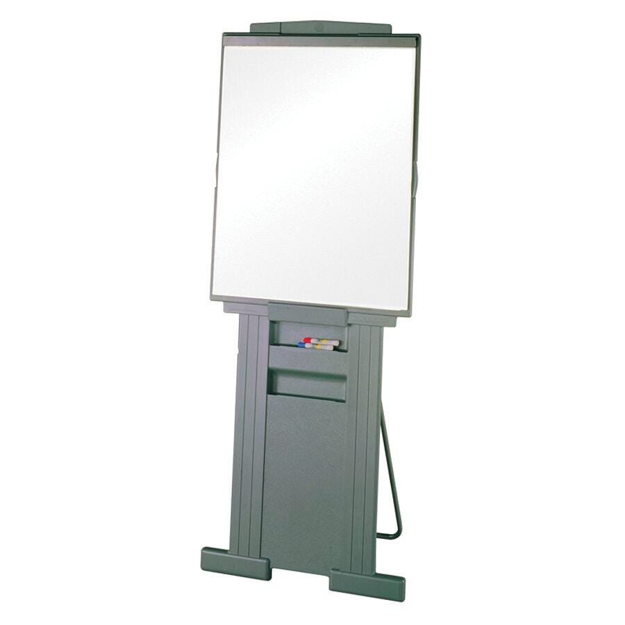 ACCO Quartet Portable Flipchart Easel, 39 to 72 Inch Adjustable Height, Polyethylene Plastic, Gray