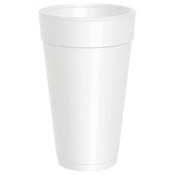 Dart Insulated Foam Cups -- Cups, Hot/Cold, Foam, 20 oz, 500/CT, White, Item Number 2007487