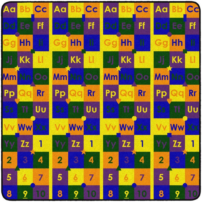 Flagship Carpets ABC123s Carpet, Square