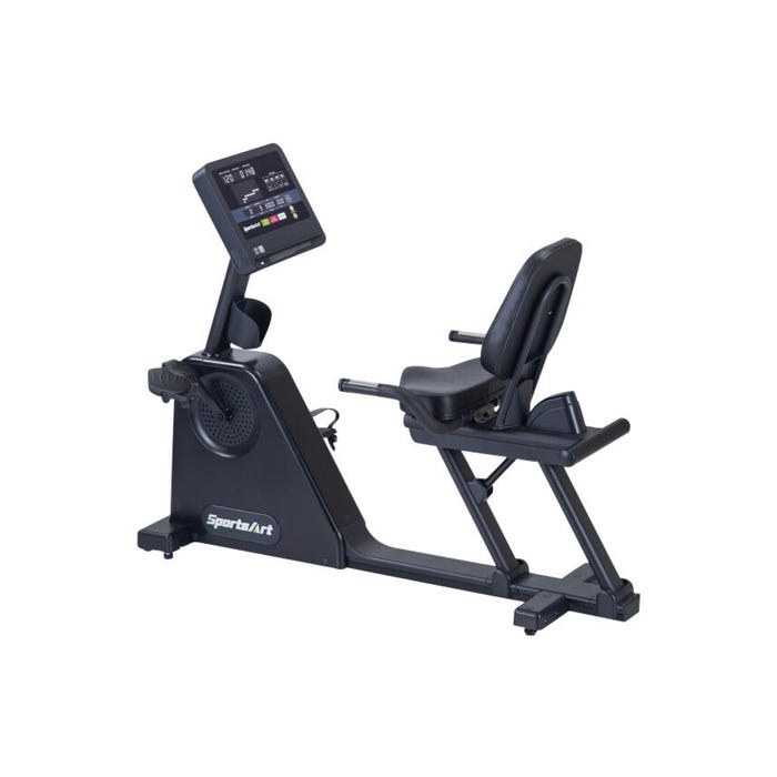 SportsArt Recumbent Bike, 65-4/5 x 25-3/5 x 49-9/10 Inches