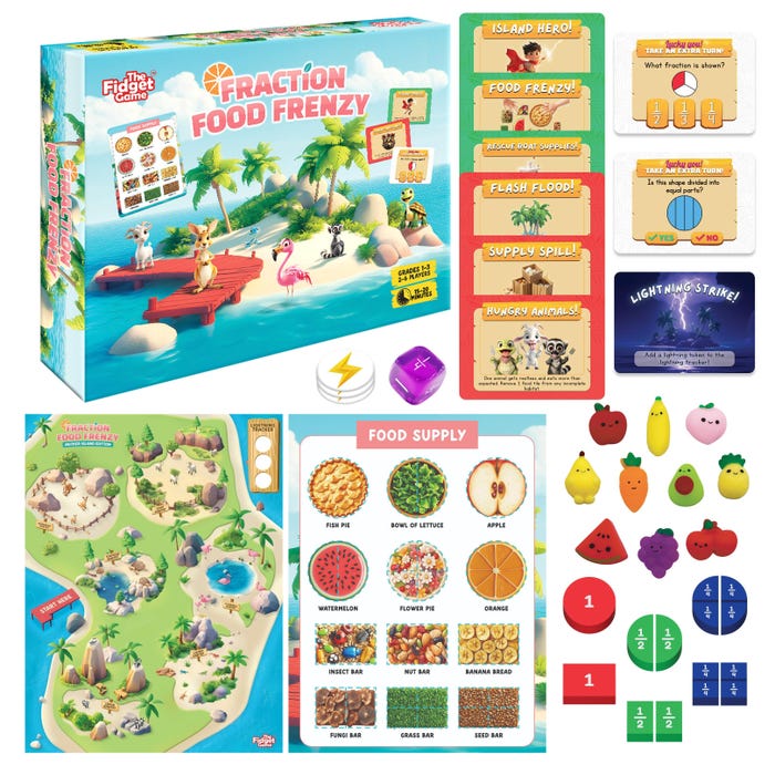 The Fidget Game Fraction Food Frenzy
