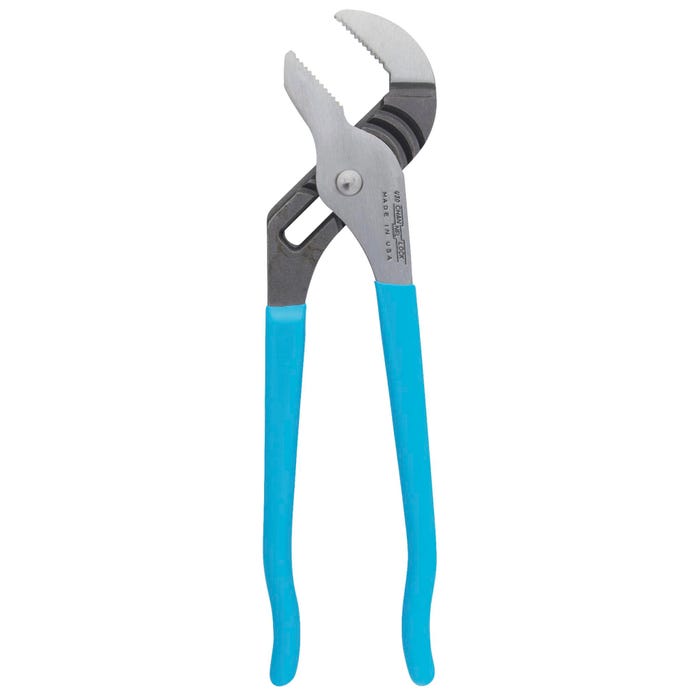 Channel Lock Tongue-and Groove Plier, 10 Inches, 2 Inch Capacity, Blue, Polished