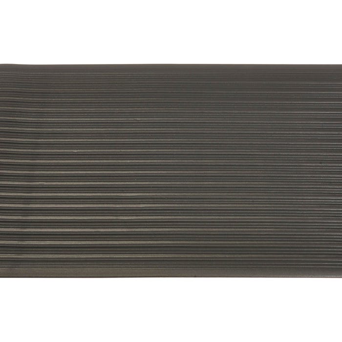 Genuine Joe Air Step Anti-Fatigue Mat with Beveled Edge, Vinyl Foam, 2 x 3 Feet, 3/8 Inch Thickness, Black