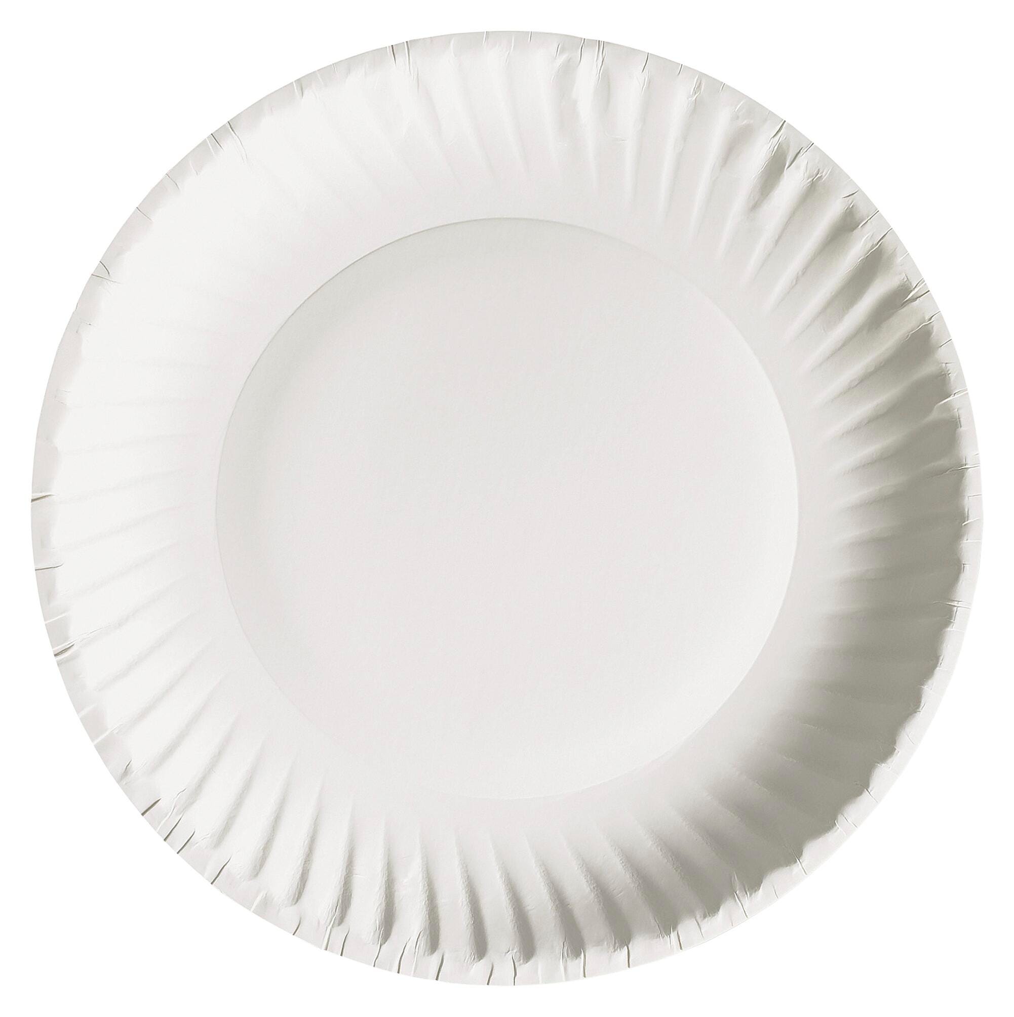 AJM Packaging Green Label Economy Paper Plates, 6 Inch, Pack of 1000, Item Number 2002188