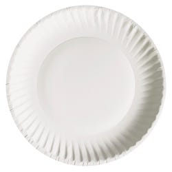 AJM Packaging Green Label Economy Paper Plates, 6 Inch, Pack of 1000, Item Number 2002188