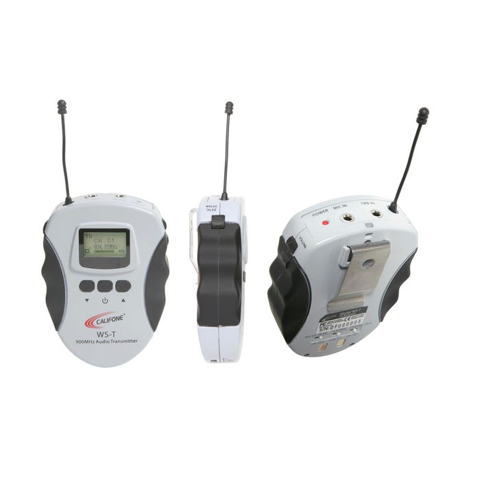 Califone WS-T Lightweight 16-Channel Wireless Audio System Transmitter