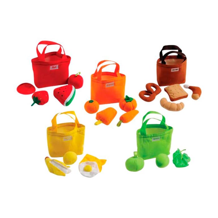 Marvel Education Food and Color Sort Set, 7-1/2 x 7 Inches, Set of 5