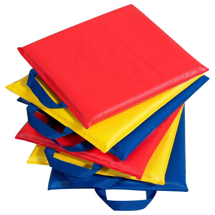 Children's Factory Square Sit Upon Set, 12 x 12 x 1 Inches