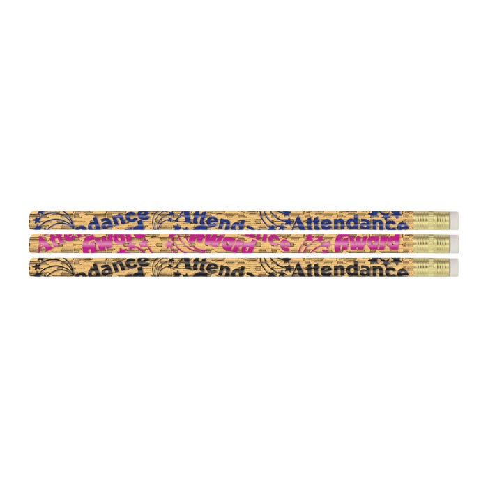 Musgrave Pencil Co. Glitz Attendance Award Pencils, Pack of 12