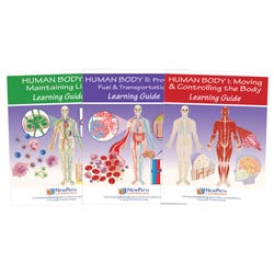 Newpath Learning Systems of the Human Body Student Learning Guides with Online Lessons, Set of 3, Item Number 2087490