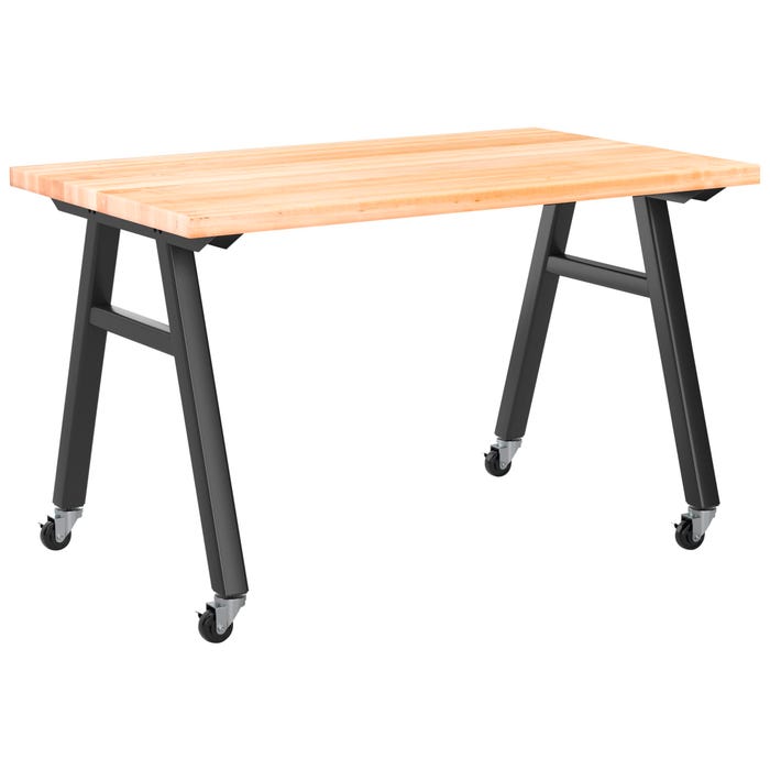 Diversified Spaces Avenuu A-Frame Table, Maple Butcher Block