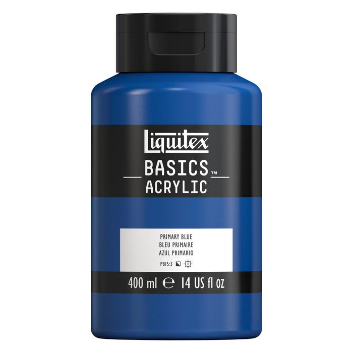 Liquitex BASICS Acrylic Paint, 14 Ounce Jar, Primary Blue