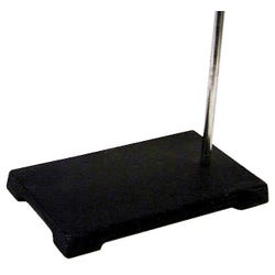 United Scientific Support Stand with Rods, 6 x 11 in Cast Iron Base with 36 x 1/2 in Rod, Item Number 569009
