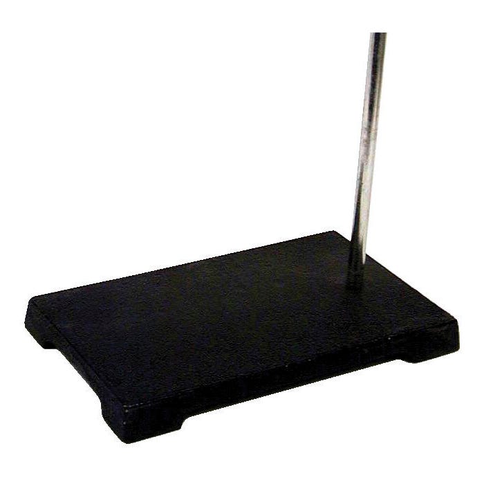 United Scientific Support Stand with Rods, 6 x 11 in Cast Iron Base with 36 x 1/2 in Rod