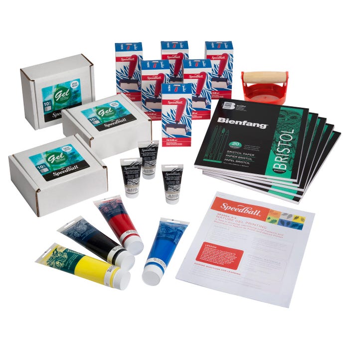 Speedball Gel Printing Plate Bundle Pack, 5 x 5 Inches