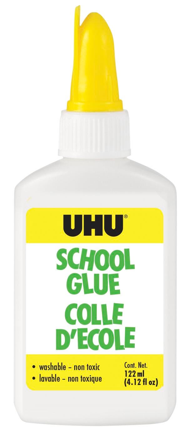UHU White School Glue, 4.12 Ounces, Item Number 2102275