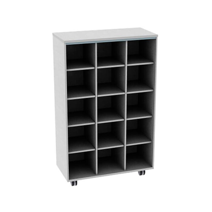 Fleetwood Designer 2.0 Cabinet, Fifteen Cubbies, No Door, Laminate Back