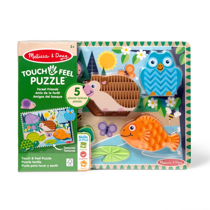 Melissa and Doug Forest Friends Touch and Feel Puzzle